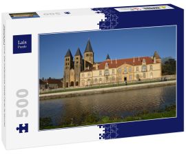 Lais Puzzle - Saone et Loire, die malerische Stadt Paray le Monial, Frankreich - 500 Teile