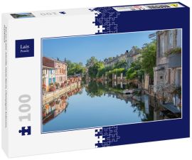 Lais Puzzle - Vue sur le bief, Joinville, Haute Marne, Champagne Ardennen, Frankreich - 100 Teile