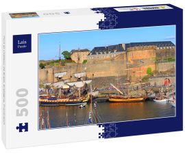 Lais Puzzle - Port et château de Brest, Bretagne, Frankreich - 500 Teile