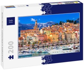 Lais Puzzle - buntes Menton - Luxusurlaub in Südfrankreich - 200 Teile