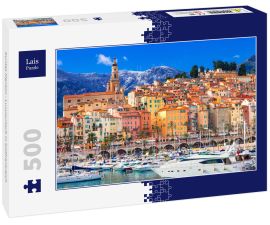 Lais Puzzle - buntes Menton - Luxusurlaub in Südfrankreich - 500 Teile