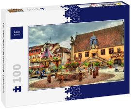 Lais Puzzle - Der Hauptplatz von Molsheim - Frankreich - 100 Teile