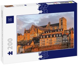Lais Puzzle - Historisches Stadtzentrum von Le Mans vom Sarthe-Kai aus gesehen, Frankreich - 200 Teile