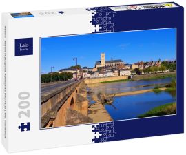 Lais Puzzle - Nevers - Nevers in Burgund, Kathedrale und Fluss Loire, Frankreich - 200 Teile