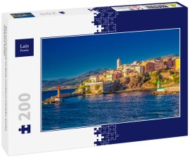 Lais Puzzle - Blick auf die Altstadt von Bastia, Leuchtturm und Hafen, Korsika, Frankreich, Europa - 200 Teile