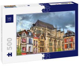 Lais Puzzle - Traditionelle Häuser in Troyes, Frankreich - 500 Teile