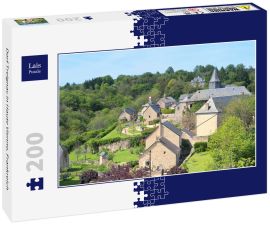 Lais Puzzle - Dorf Treignac in Haute Vienne, Frankreich - 200 Teile