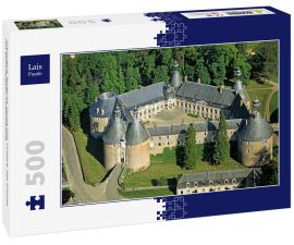 Lais Puzzle - Frankreich, Burgund, Yonne (89), Puisaye, das Schloss von Saint-Fargeau, Luftaufnahme - 500 Teile