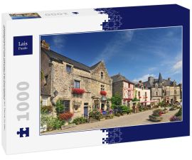 Lais Puzzle - Mittelalterliche Häuser bei Rochefort en Terre in der Bretagne im Nordwesten Frankreichs - 1.000 Teile