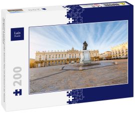 Lais Puzzle - Morgenblick auf den großen Stanislas-Platz mit Denkmal in der Altstadt von Nancy, Frankreich - 200 Teile