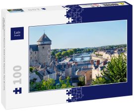 Lais Puzzle - Ufer des Flusses Mayenne, Stadt Laval, Mayenne, Pays de Loire, Frankreich - 100 Teile