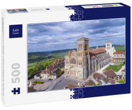 Lais Puzzle - Luftaufnahme von Vezelay, UNESCO-Welterbe, Burgund, Frankreich - 500 Teile