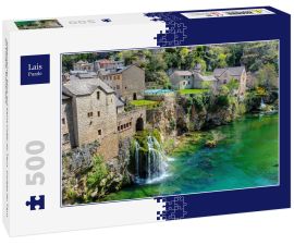 Lais Puzzle - Allgemeiner Blick auf Saint Chély du Tarn. Gorges du Tarn en Lozère, Frankreich - 500 Teile