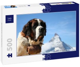 Lais Puzzle - Bernhardiner mit Matterhorn - 500 Teile