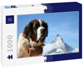 Lais Puzzle - Bernhardiner mit Matterhorn - 1.000 Teile