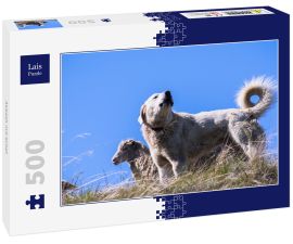 Lais Puzzle - Akbash mit Schaf - 500 Teile