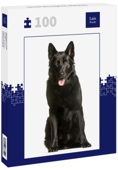 Lais Puzzle - Deutscher Schäferhund schwarz - 100 Teile