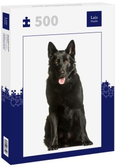 Lais Puzzle - Deutscher Schäferhund schwarz - 500 Teile