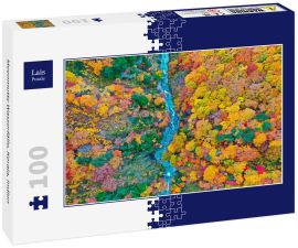 Lais Puzzle - Meenmutty Wasserfälle, Kerala, Indien - 100 Teile