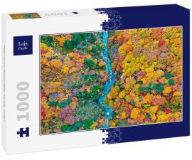 Lais Puzzle - Meenmutty Wasserfälle, Kerala, Indien - 1.000 Teile