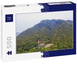 Lais Puzzle - Statue von Shiva in Namchi Chardham im Staat Sikkim, Indien - 500 Teile