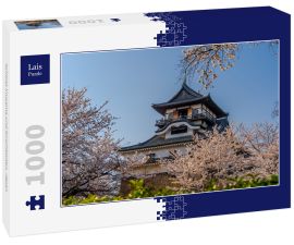 Lais Puzzle - Schloss Inuyama und Kirschblüten, Japan - 1.000 Teile