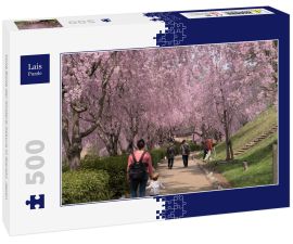 Lais Puzzle - Volle Blüte der Shidare-Sakura in Ibaraki, Japan - 500 Teile