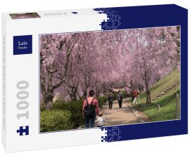 Lais Puzzle - Volle Blüte der Shidare-Sakura in Ibaraki, Japan - 1.000 Teile