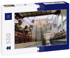 Lais Puzzle - Halle mit Statuen im Lingyin-Tempel, China - 500 Teile