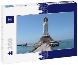 Lais Puzzle - Nanshan-Tempel und Brücke, China - 200 Teile