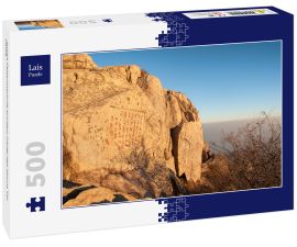 Lais Puzzle - Antike Felseninschrift auf dem Gipfel des Mount Tai, China - 500 Teile