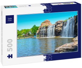 Lais Puzzle - Wasserfall im Sun Island Park, Harbin, Heilongjiang, China - 500 Teile