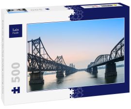 Lais Puzzle - Brücke über den Yalu-Fluss, Dandong, Liaoning, China - 500 Teile