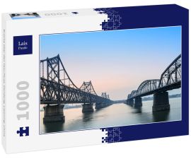 Lais Puzzle - Brücke über den Yalu-Fluss, Dandong, Liaoning, China - 1.000 Teile