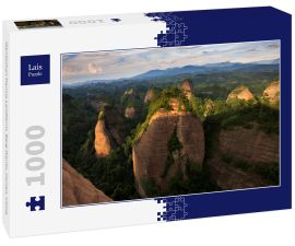 Lais Puzzle - Wanfoshan Danxia Landform, Berg Wanfo,.Hunan, China - 1.000 Teile
