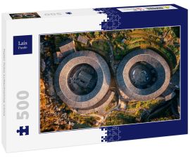 Lais Puzzle - Fujian Tulou Luftaufnahme, China - 500 Teile