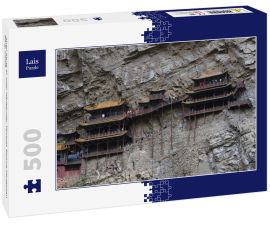Lais Puzzle - Xuan Kong Si, oder Hängender Tempel, Beiyue Hengshan Berg, China - 500 Teile