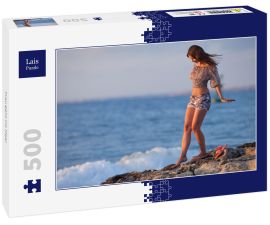 Lais Puzzle - Frau geht ins Meer - 500 Teile