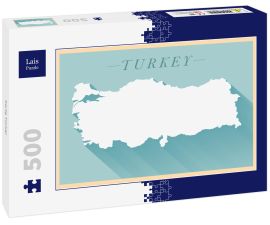 Lais Puzzle - Karte Türkei - 500 Teile