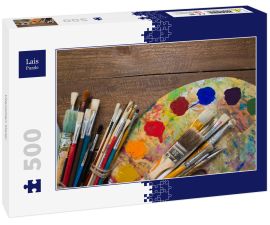Lais Puzzle - Utensilien Maler - 500 Teile