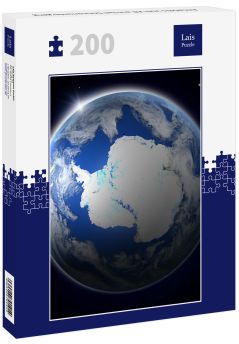 Lais Puzzle - Antarktis vom All aus bei Sonnenuntergang - 200 Teile