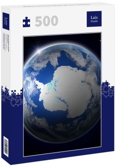 Lais Puzzle - Antarktis vom All aus bei Sonnenuntergang - 500 Teile