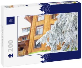 Lais Puzzle - Holzhaus im Schnee - 200 Teile