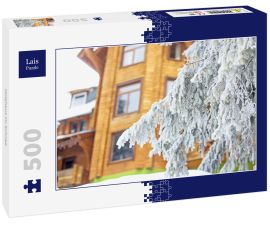 Lais Puzzle - Holzhaus im Schnee - 500 Teile