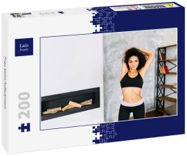 Lais Puzzle - Frau beim Aufwärmen - 200 Teile