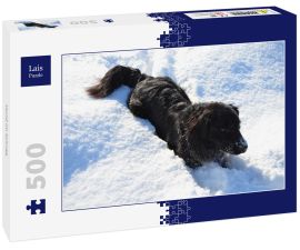 Lais Puzzle - Hund im Schnee - 500 Teile