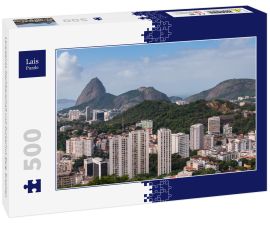 Lais Puzzle - Laranjeiras-Nachbarschaft und Zuckerhut-Berg, Brasilien - 500 Teile