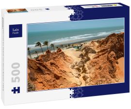 Lais Puzzle - Klippenlabyrinth am Strand von Morro Branco, Ceara, Brasilien - 500 Teile