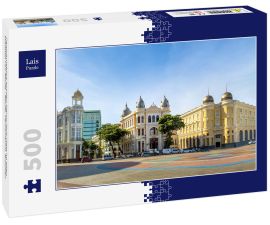 Lais Puzzle - Panoramablick auf den Marco-Null-Platz im alten Stadtteil von Recife - Recife, Pernambuco, Brasilien - 500 Teile