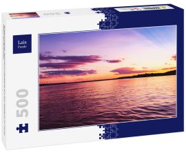 Lais Puzzle - Erstaunlicher Sonnenuntergang am Rio Madeira in Porto Velho RO Brasilien - 500 Teile